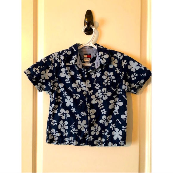 Tommy Hilfiger Hawaiian Print Shirt - Picture 2 of 3